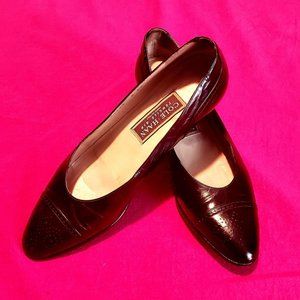 COLE HAAN Tensile Air Brown Leather Loafer Flat Shoe Sz 8 EUC